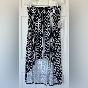 Lula Roe High-Low Pull On Skirt XL‎ NWT
